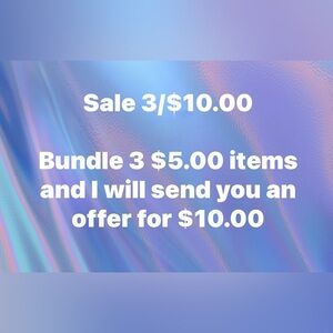 Bundle Sale Offer
